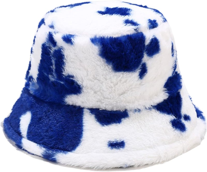 Women's Winter Faux Fur Fuzzy Warm Bucket Hat